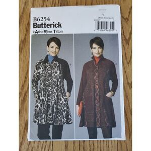 Butterick B6254 Pattern Womens XS - M Coat Dress New Uncut